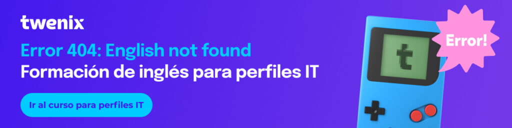 curso de inglés para IT