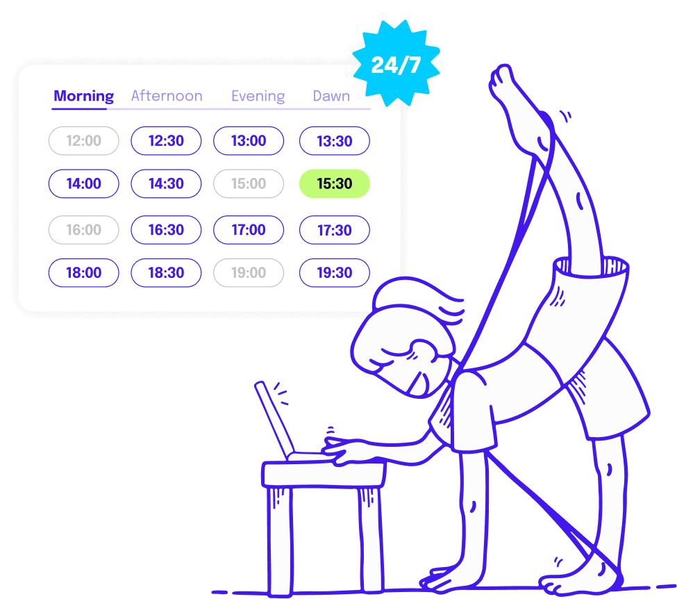 flexibilidad horaria inglés profesional