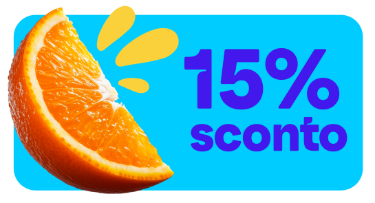 15% sconto
