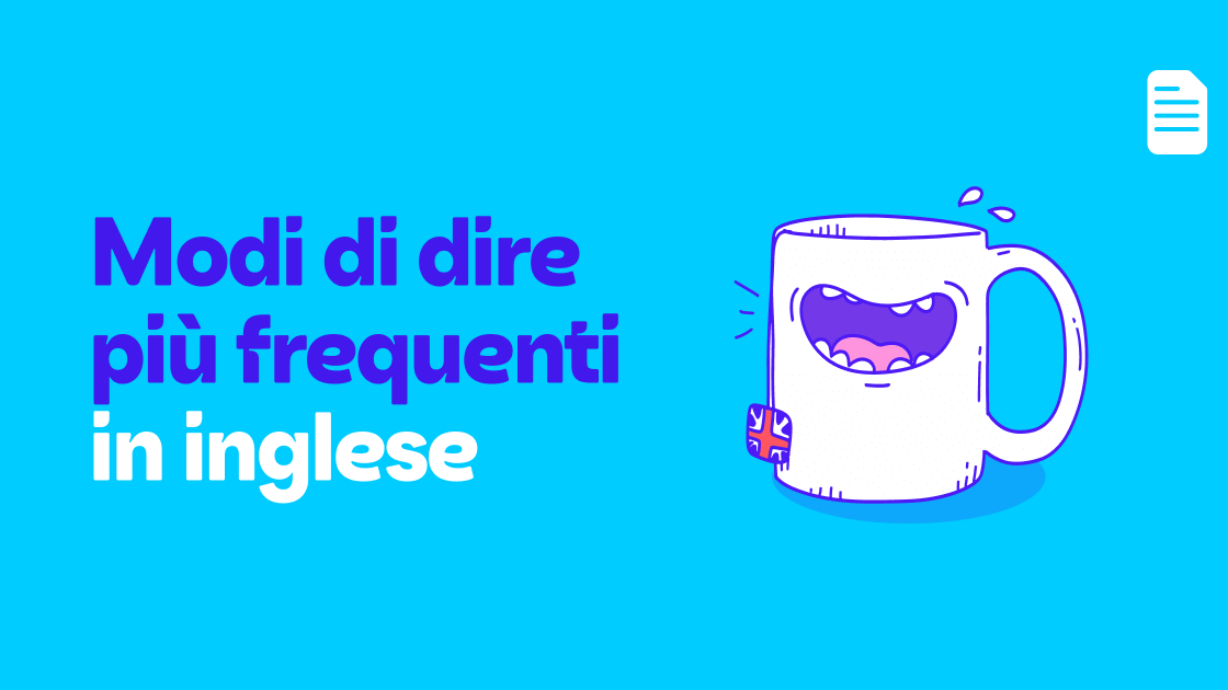 Modi di dire in inglese