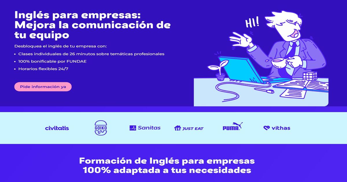 Twenix - Curso de inglés para empresas