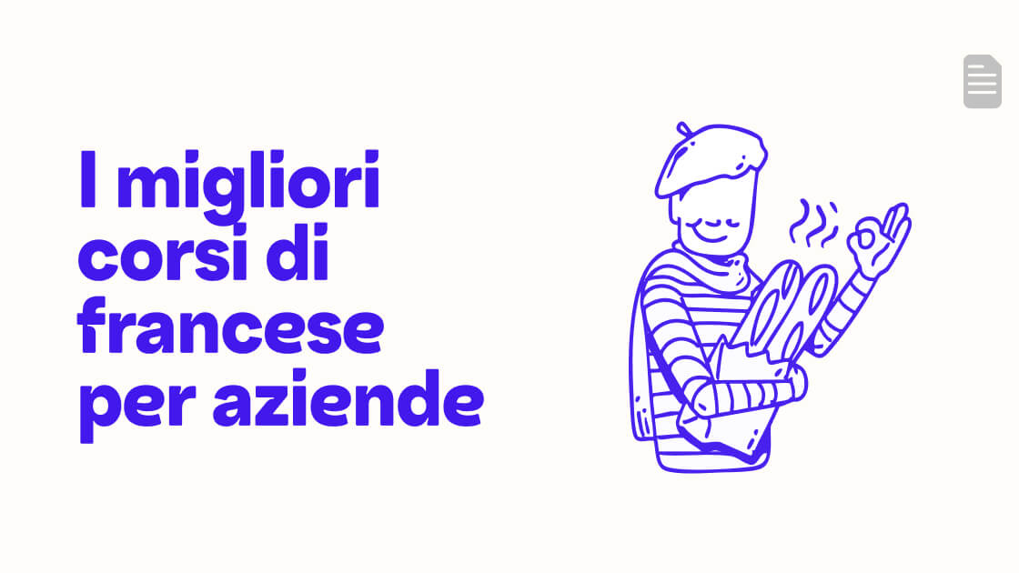 I migliori corsi di francese per aziende