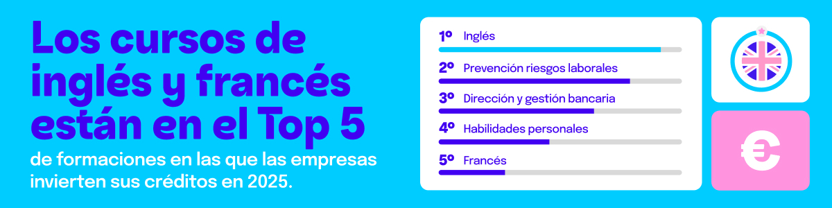 Los cursos de inglés y francés están en el top 5
