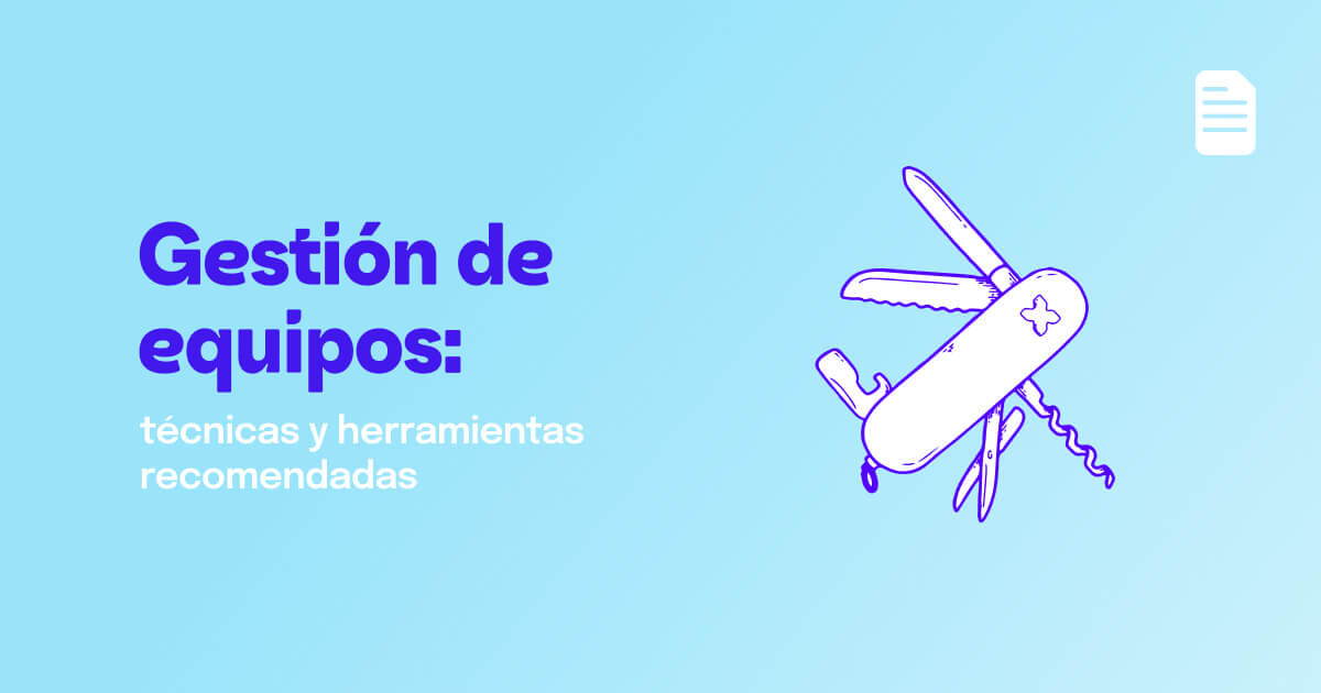 gestión de equipos