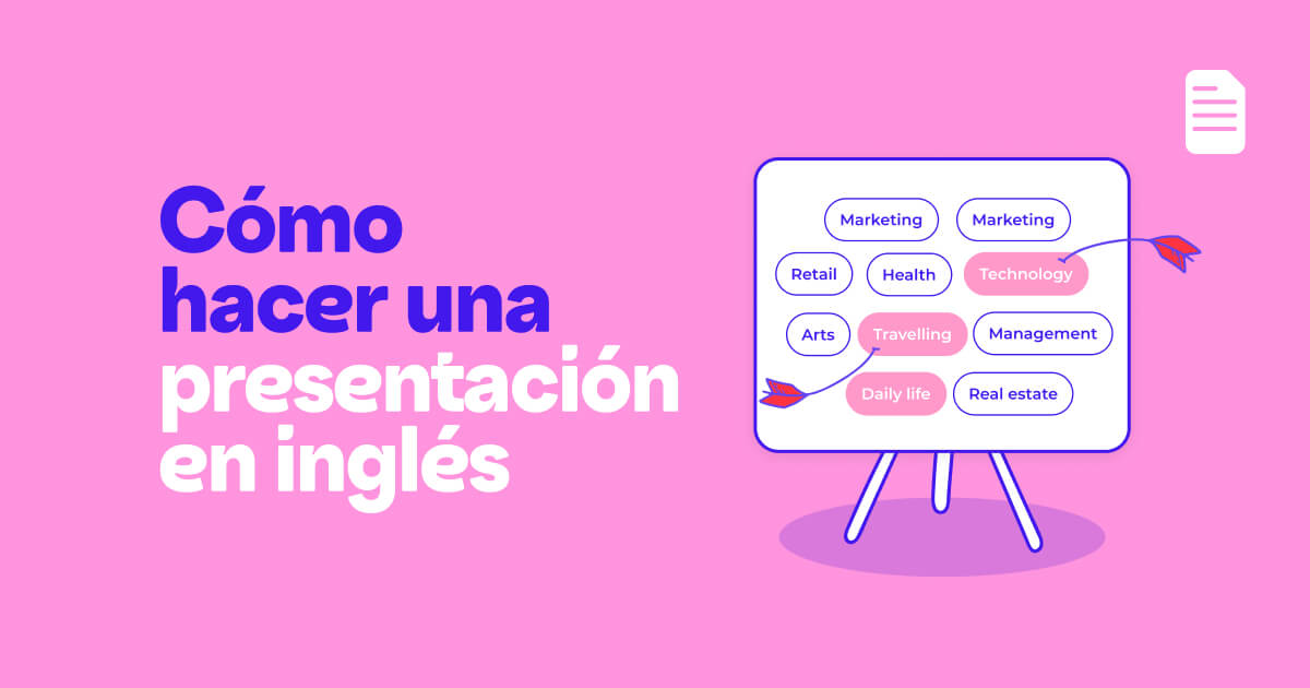 Cómo hacer una presentación en inglés