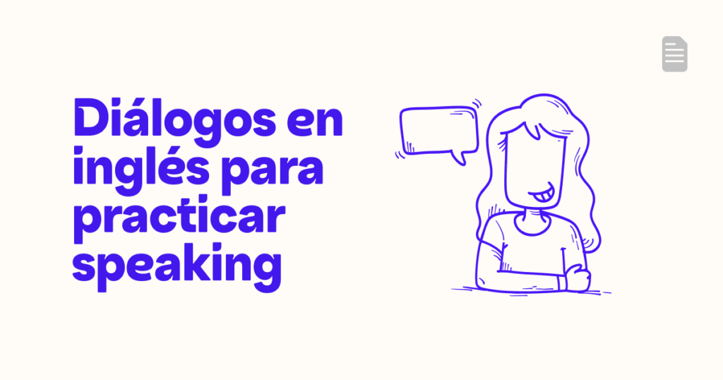 Conversaciones en inglés para practicar speaking