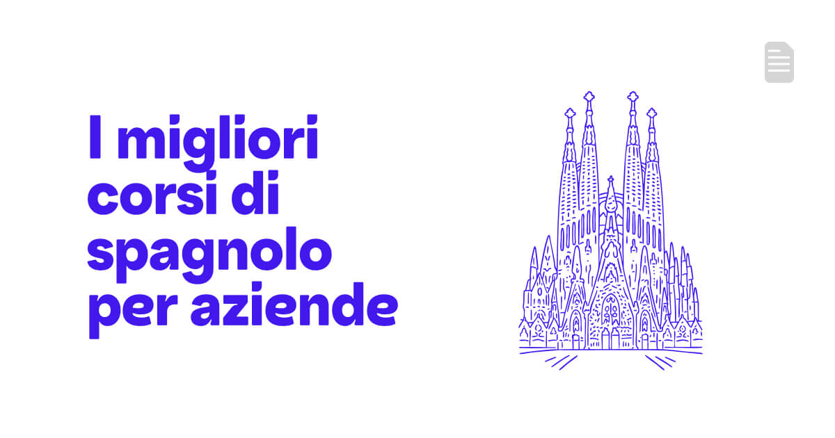 I migliori corsi di spagnolo per aziende
