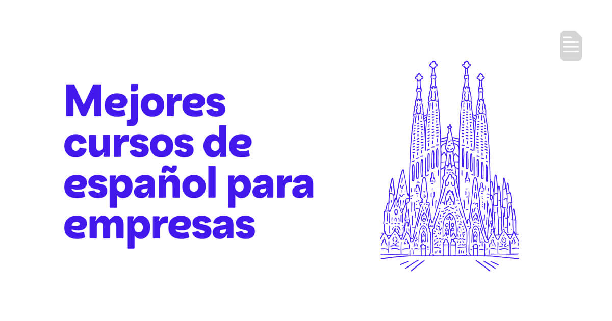 Mejores cursos de español para empresas