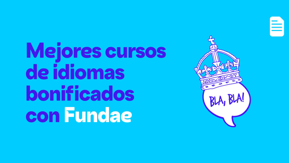 Mejores cursos de idiomas bonificados con Fundae