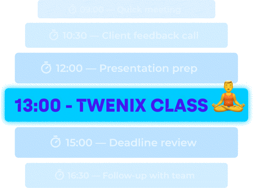 Metodologia Twenix, pensata per la vita reale