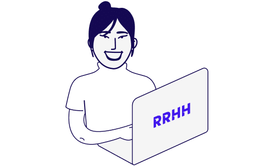 Ilustración visibilidad y control para RRHH sobre formación en idiomas bonificada con FUNDAE